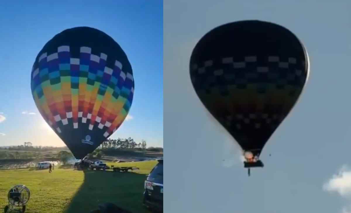 cae globo aerostático en Brasil