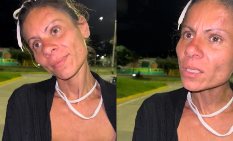 cambio de Ingrid Karina exmodelo de Stock Models que terminó en la calle