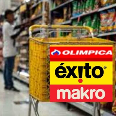 cambio en supermercados en Colombi