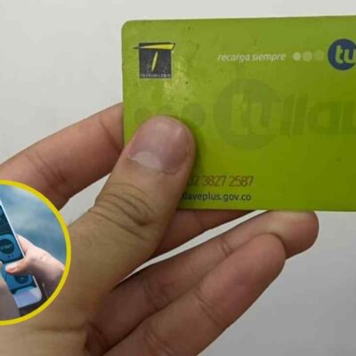 cambio para recargar la tarjeta TuLlave