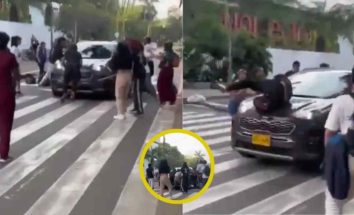 una camioneta arrolló a un joven universitario
