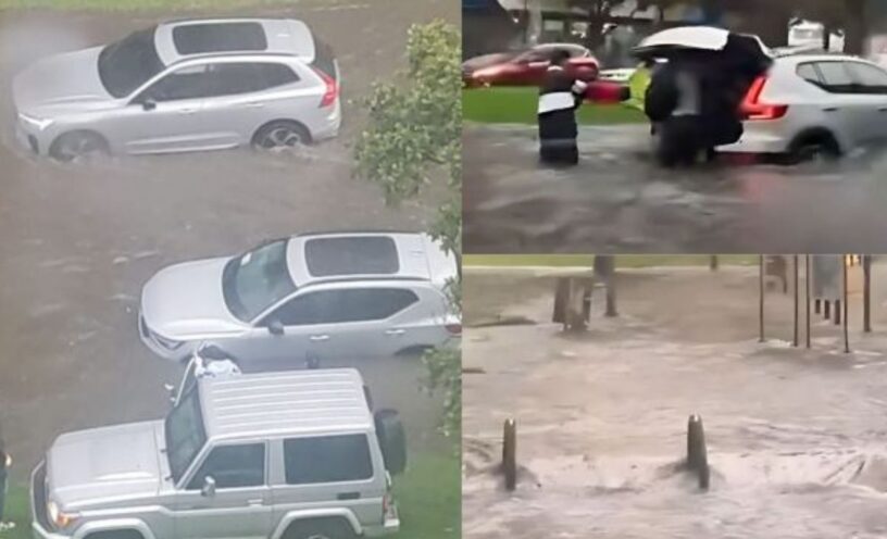 caño del Virrey se desbordó
