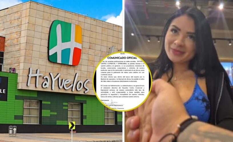 Centro Comercial Hayuelos se pronunció acerca del video para adultos que grabó una influencer