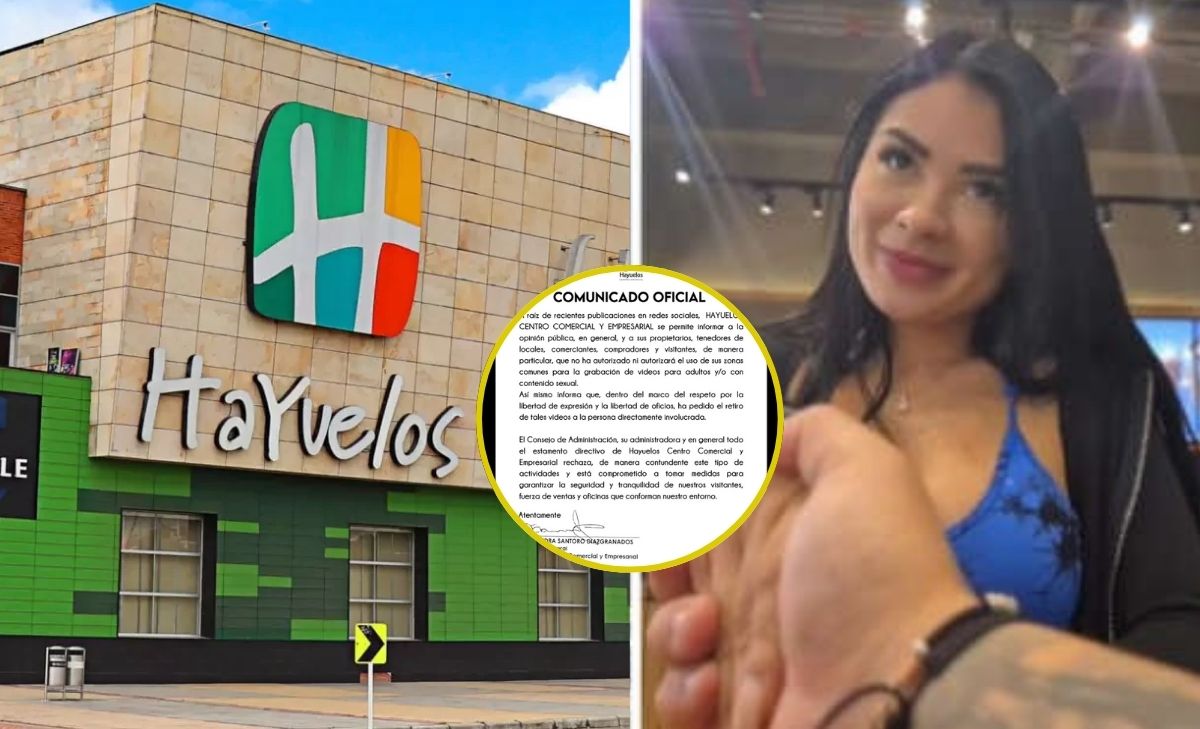 Centro Comercial Hayuelos se pronunció acerca del video para adultos que grabó una influencer