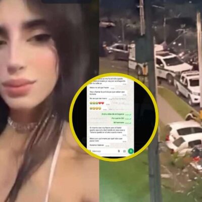 Chat de Whatsapp en el que el feminicida de Anlly Tatiana en Medellín confesó el crimen