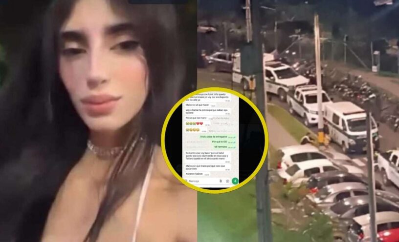 Chat de Whatsapp en el que el feminicida de Anlly Tatiana en Medellín confesó el crimen