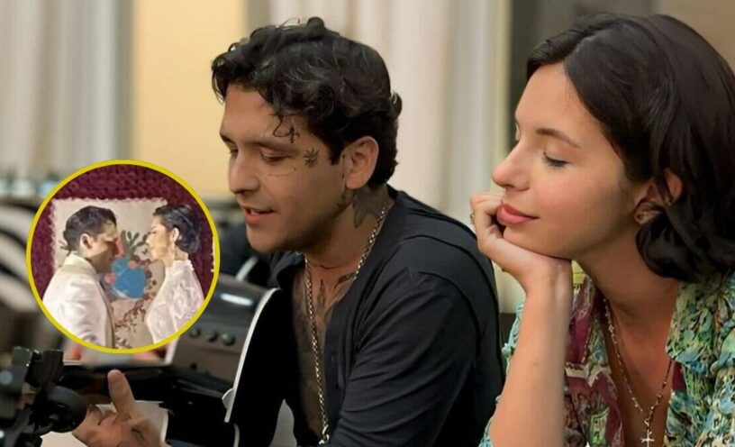 Christian Nodal se casó con Ángela Aguilar