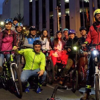 Ciclovía Nocturna en Bogotá 2024