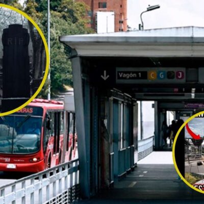 ¿Cómo es el "cementerio de estaciones de Transmilenio en Bogotá?