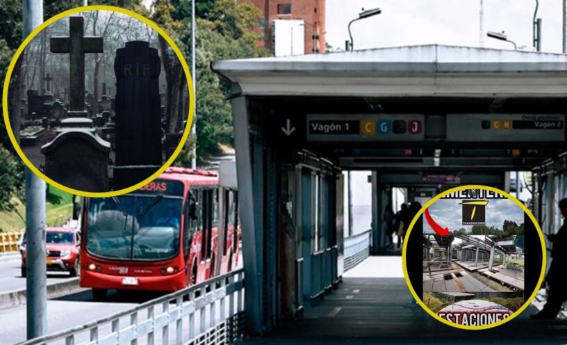¿Cómo es el "cementerio de estaciones de Transmilenio en Bogotá?