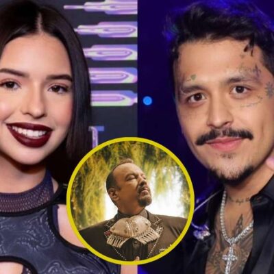 Cómo es la relación de Christian Nodal con su suegro, Pepe Aguilar