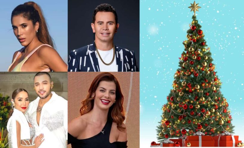 cómo fue la Navidad de los famosos en este 2024