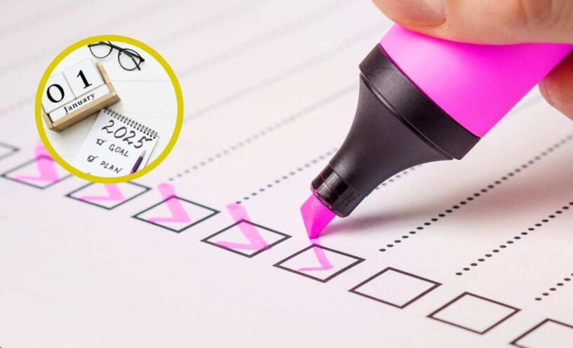 cómo hacer una de lista de propósitos 2025
