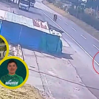 cómo murió joven ciclista en Boyacá. Juan David Cárdenas