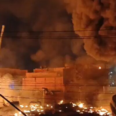 cómo quedó Bosa después del incendio el Día de Velitas