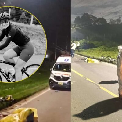cómo se enteró la mamá de la ciclista que murió en Sibaté de su fallecimiento