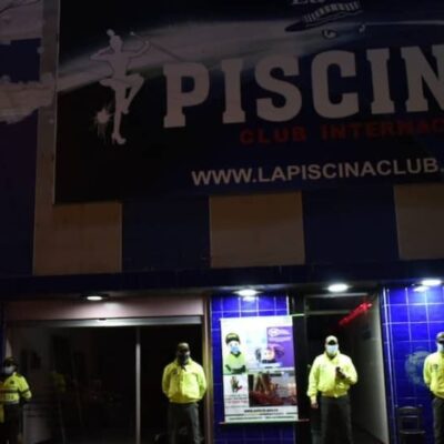 cómo se veían las habitaciones de La Piscina club nocturno de Bogotá