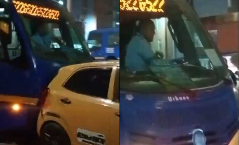 conductor de SITP peleó con taxista