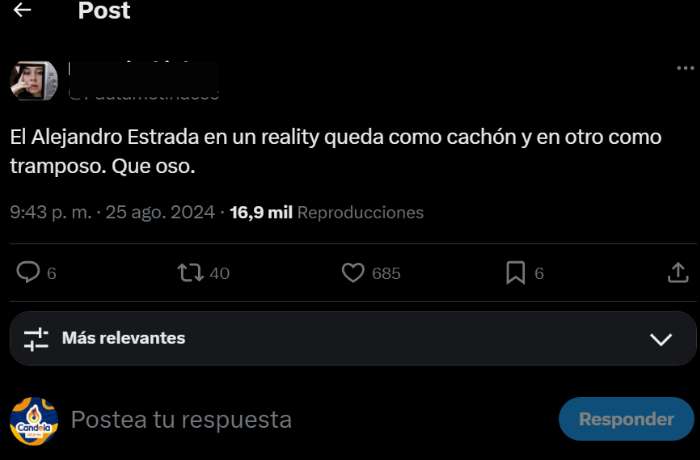 críticas a Alejandro Estrada por su salida de 'Masterchef'