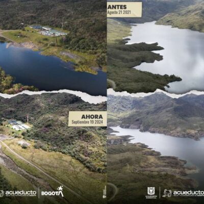 cual es el nivel de los embalses en Bogotá