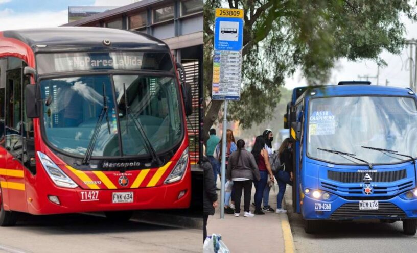 cuánto tiempo hay para hacer transbordo en Transmilenio y SITP en 2025