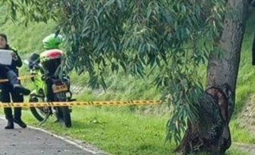 cuerpo colgado cerca de un caño en Bogotá
