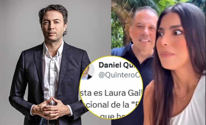 Daniel Quintero le respondió comentarios violentos a Laura Gallego