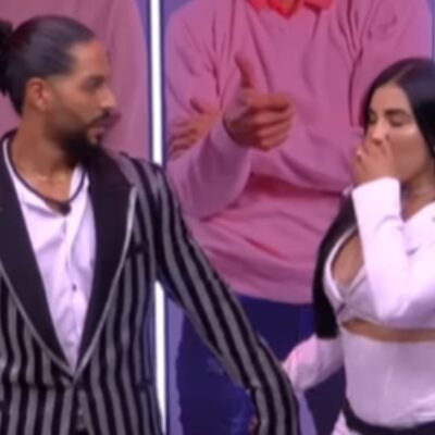 despedida entre Karina y Marlon en La Casa de los Famosos 2