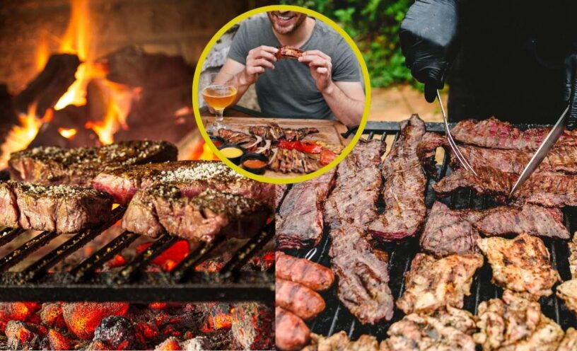 ¿Dónde queda la zona A o calle de los asaderos de carne en Bogotá?