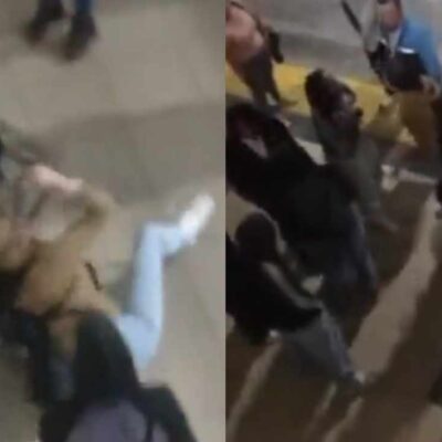 dos mujeres se pelearon en el portal américas