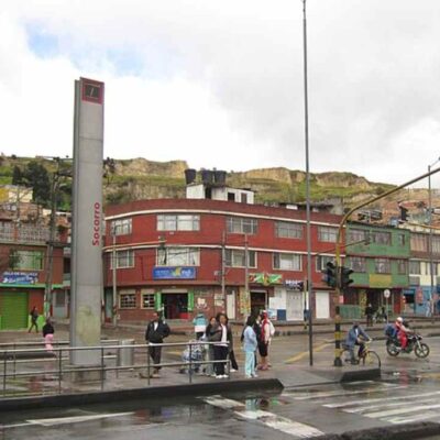 el barrio de Bogotá que está en riesgo de derrumbe