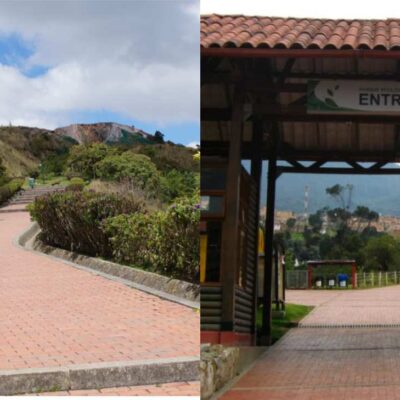 parque entre nubes en Bogotá