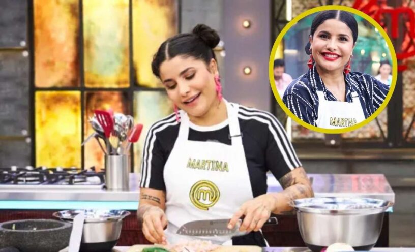 Quién es el esposo de Martina la peligrosa, finalista de Masterchef