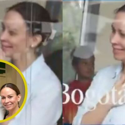 gesto esposa de Miguel Uribe