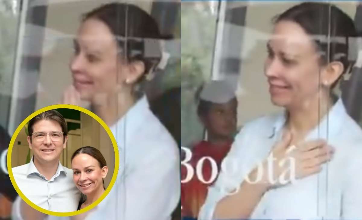 gesto esposa de Miguel Uribe