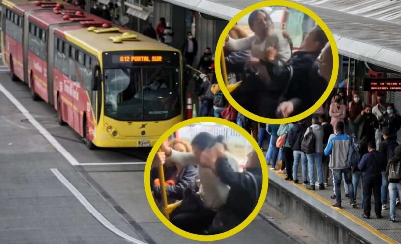 El video de las mujeres que se mechonearon en Transmilenio por una silla