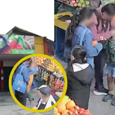 El video del maltrato a un niño en una plaza de mercado de Bogotá