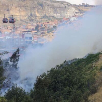 en donde es el incendio forestal en bogota