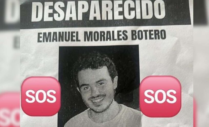encontraron a Emanuel Morales el estudiante que desapareció el día de su graduación