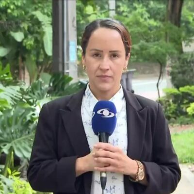 Érika Zapata ignoró a un colega de Noticias Caracol en su cumpleaños