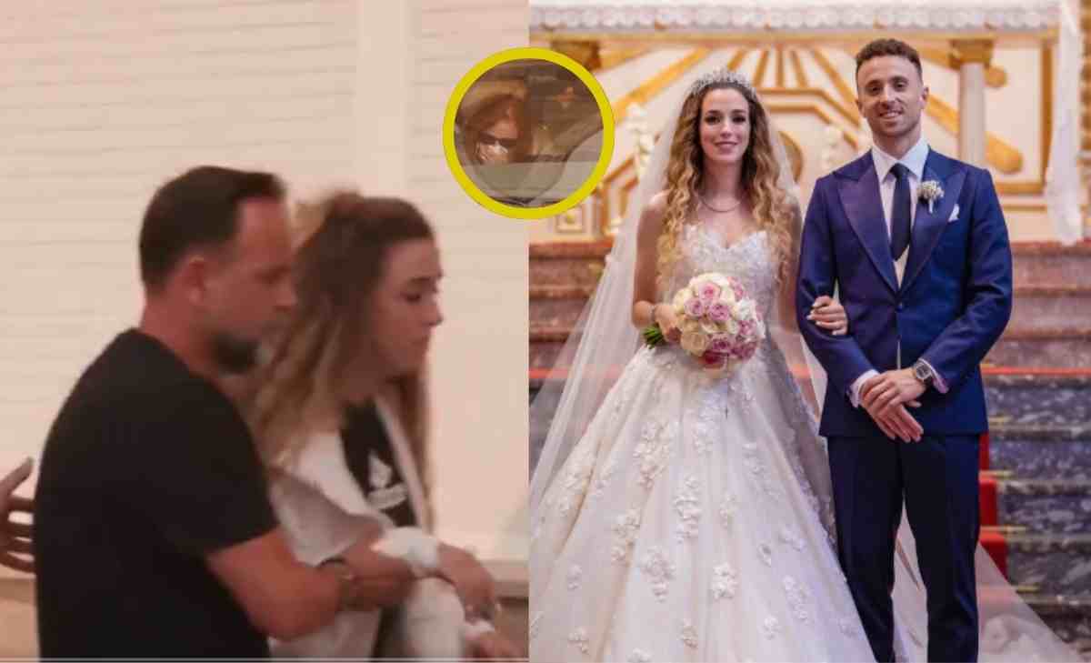 esposa de Diogo Jota en el edificio donde llevaron el cuerpo del futbolista