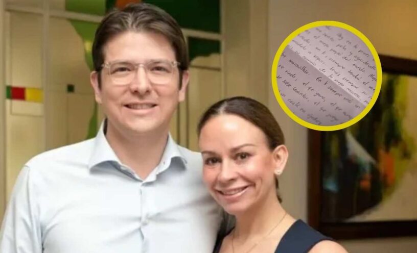 Esposa de Miguel Uribe compartió una importante carta para el senador tras su muerte