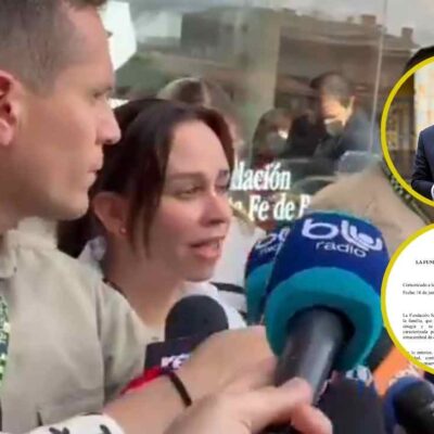 esposa de Miguel Uribe se pronunció ante los medios