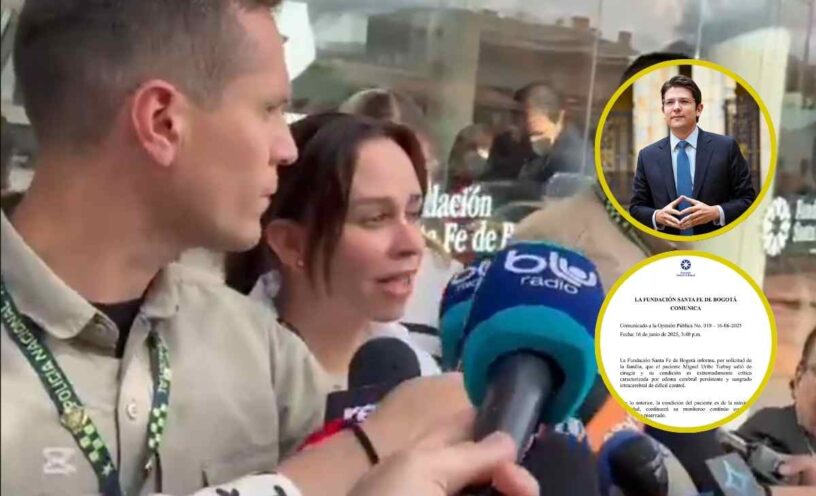 esposa de Miguel Uribe se pronunció ante los medios