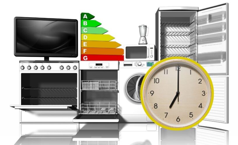 La hora en que los electrodomésticos consumen más energía