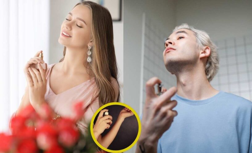 mejores partes del cuerpo para aplicar perfume