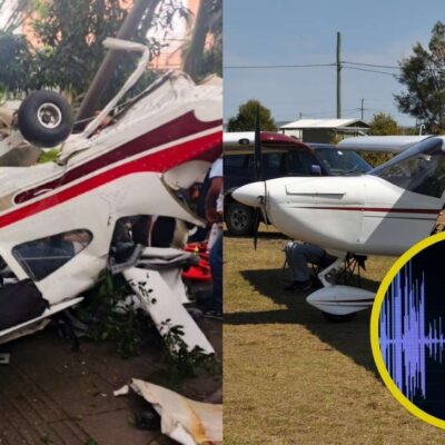 audio avioneta estrelló en Medellín