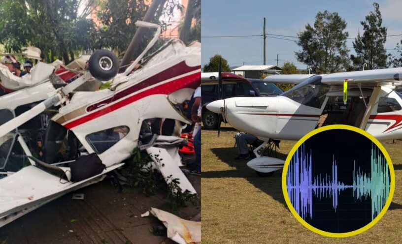 audio avioneta estrelló en Medellín