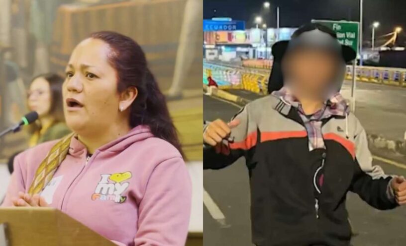 mensaje que le enviaron a la madre de Harold Aroca