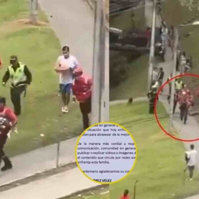 familia paterna de la niña que fue asesinada por su madre en Manizales
